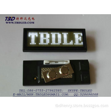 led mini moving sign board-B1238W